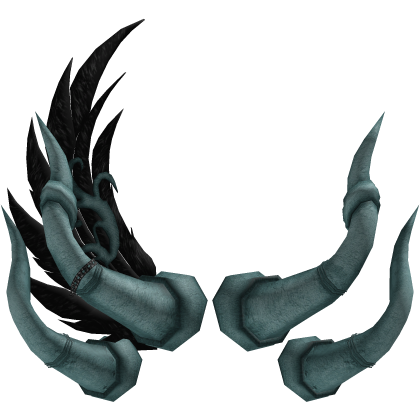Gothic Light Korblox Feathered Horns 