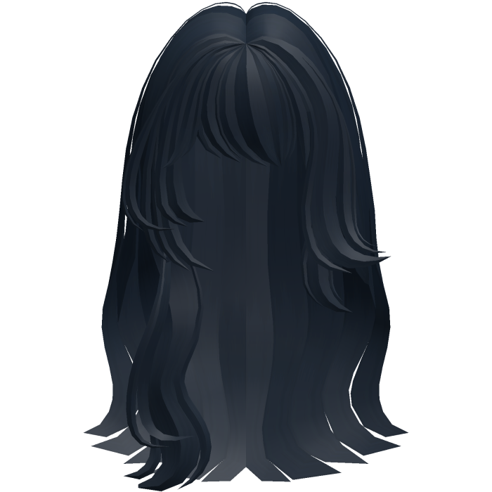 Blue Hime doll long princess curls 