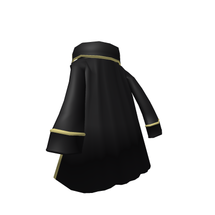 Black Pirate Captain's Cloak (v2)
