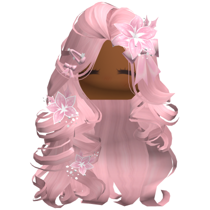 ♡ Christmas Blowout w/ Flowers (Pink)