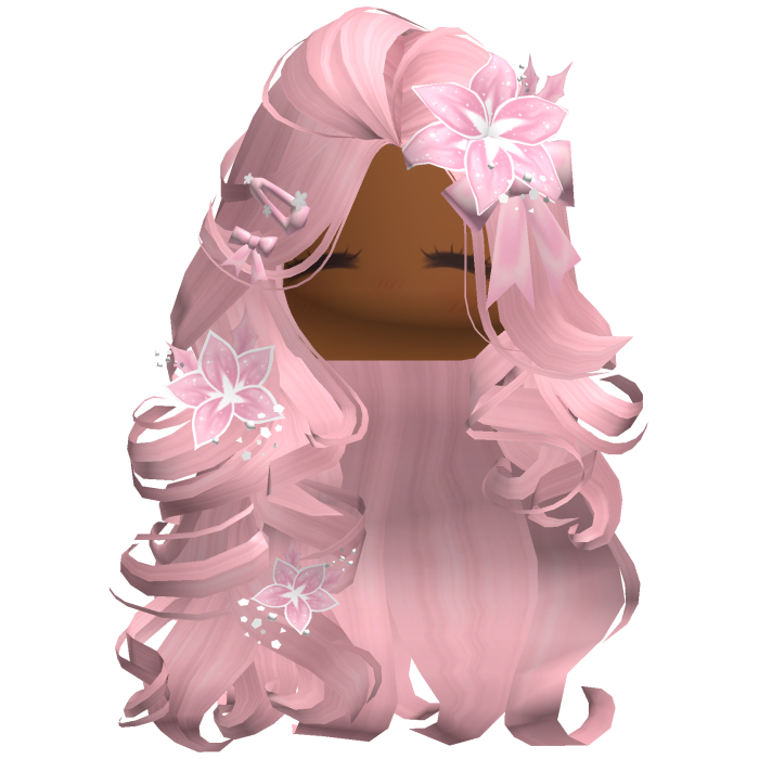 ♡ Christmas Blowout w/ Flowers (Pink)