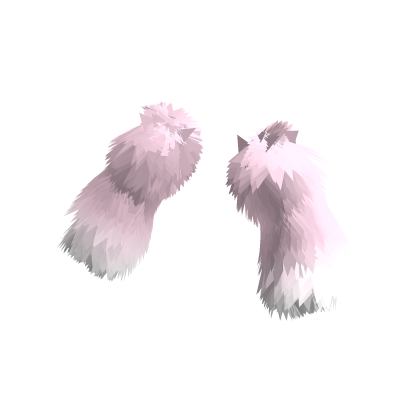 Pink fade fur arm wraps
