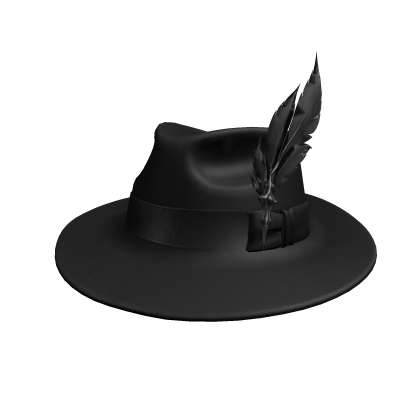 Diya Fedora Hat addon Black