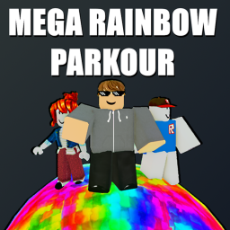 Mega Rainbow Parkour!