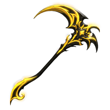 [EMISSIVE] Golden Glowing Scythe