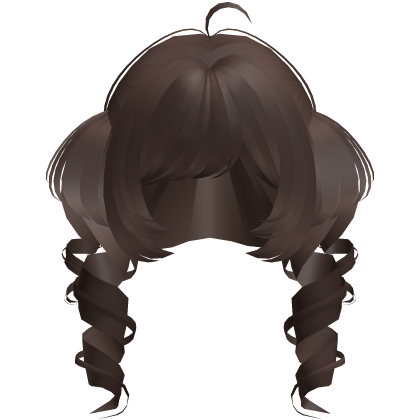 brown tweencore messy whimsy chunky pigtails