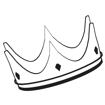 Glowing Floating Crown White Black