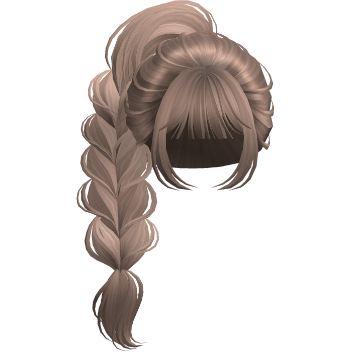 Braided Anime Princess Ponytail Milktea