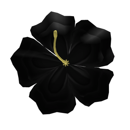 Summer Hair Flower in Black Roblox item