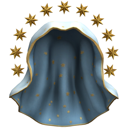 Blue Blessed Mary Mother of Jesus Crown & Veil Roblox item
