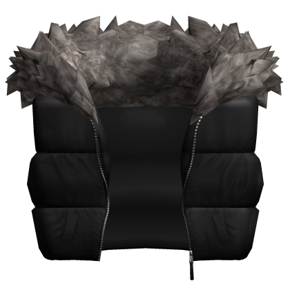 Puffer Vest + Neck Fur Collar 3.0