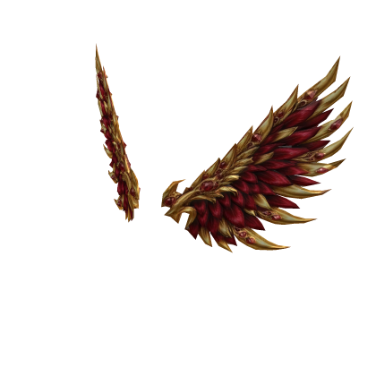 Ruby Seraph Wings Red Gold Roblox item