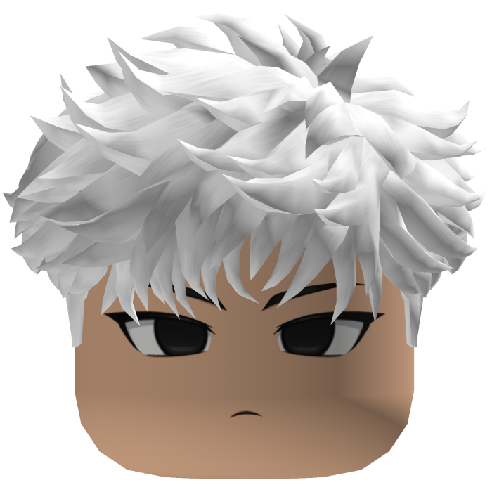 Cute Emo Boy White Hair