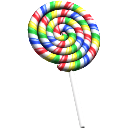 Rainbow Swirly Fun Kidcore Lolipop Candy