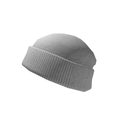 Cool Winter Beanie in White (Hair Compatible)