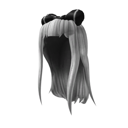 White Long Hair Roblox item