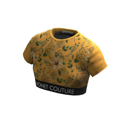 Monet Couture Floral Crop Top thumbnail