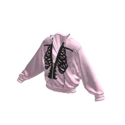 Scene Skeleton Sweater (Light Pink) thumbnail