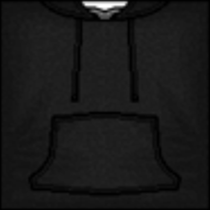 Free Black Hoodie For T-Shirt Roblox decal