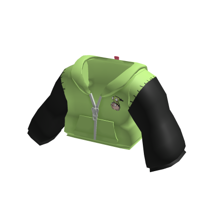 invader zim gir green alien scene sweater jacket thumbnail
