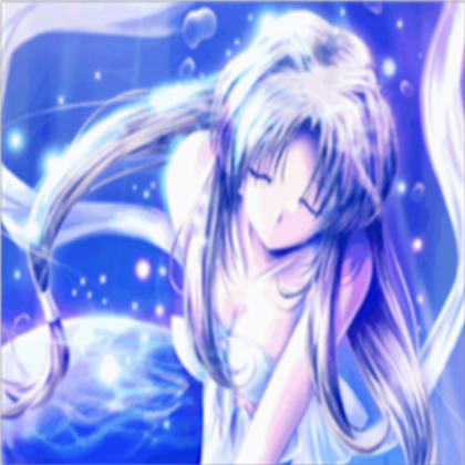 Anime-Blue Roblox decal
