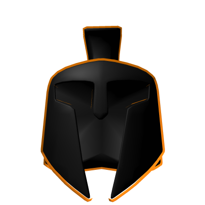Orange Trojan Helmet