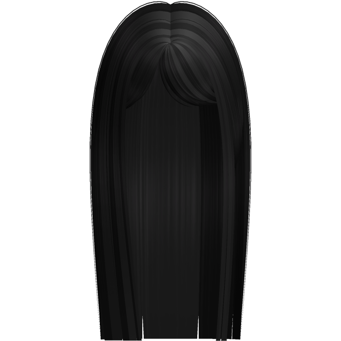 Sleek Popular Long Straight Hair (Black)