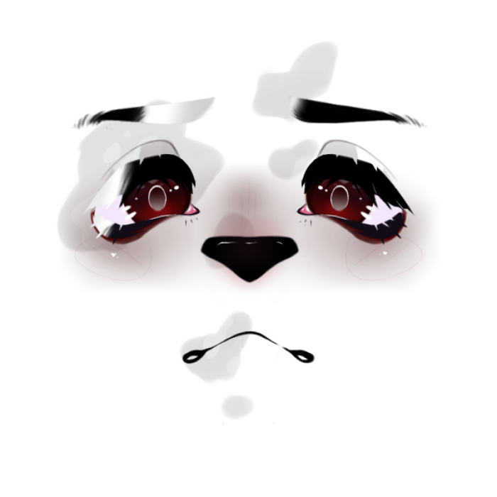 Heart Broken Birthmark Eyes Roblox decal