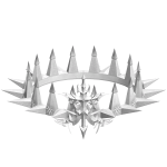 White Cross Crown