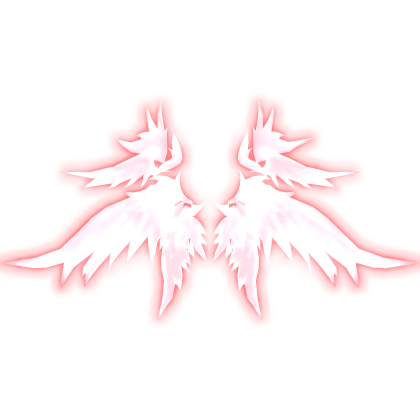 Glowing Emissive Seraphim Angel Wings (Red)