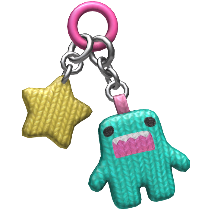 Scene Harajuku Domo Keychain 