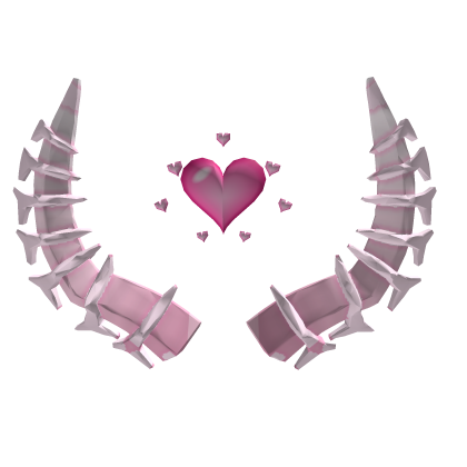 Pink Heart Stormbreak Horns (ADDON)