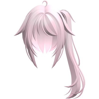 moe vkei emo messy ponytails w tufts pink