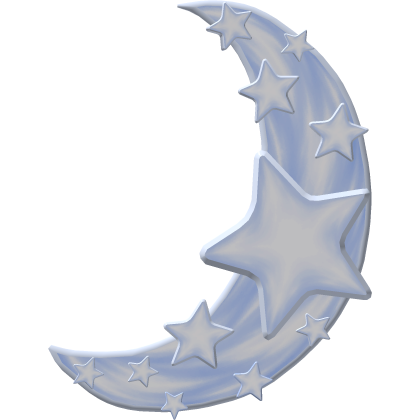 Light Purple Lunar Companion Crescent Cover (Addon Roblox item