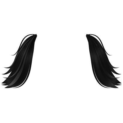 Kawaii Anime Girl Cat Ears Hair Extensions Roblox item