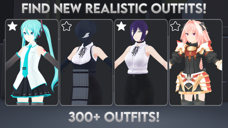 Realistic Anime Outfits screenshot 3