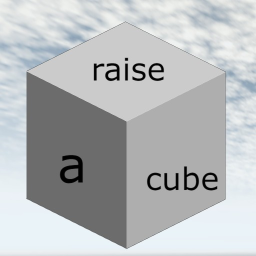 raise a cube