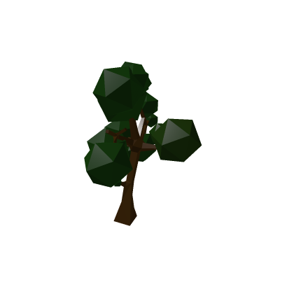 Low poly tree