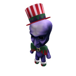 Xmas Hero Oni on head