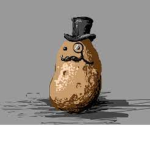 potato with the bowtie