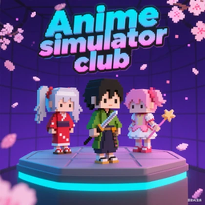 Anime simulator club Roblox group icon