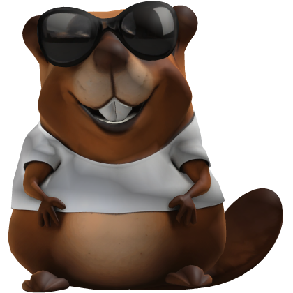 [BEST] Cool Beaver W Glasses