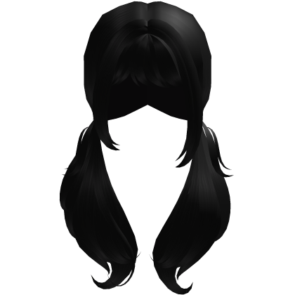 Sweetest Pigtails ( Black ) Roblox item