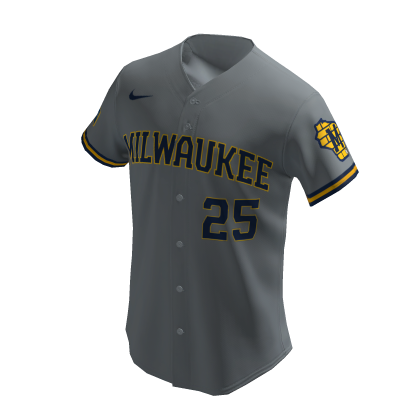 ミルウォーキー・ブルワーズ'25公式MLBロードジャージー - Roblox
