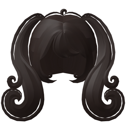 . ‿ ♡ spooky swirl cutecore witch pigtails brown