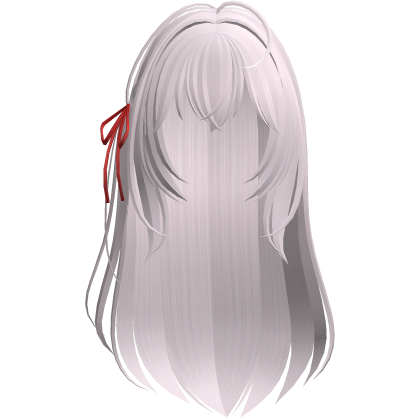 alya long layered silver anime hair roshidere Roblox item