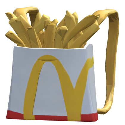 Cutesy McDonalds Fries Backpack 3.0
