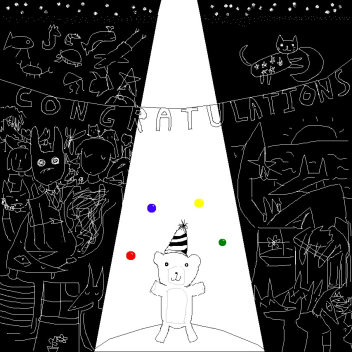 the world that once smiled with me; so call quits