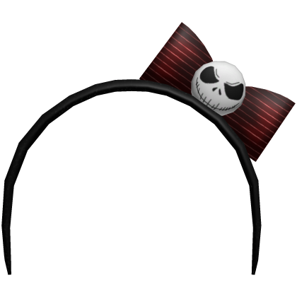 jack skellington headband in red (҂ ‸ ๑ )" Roblox item