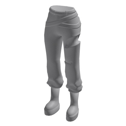 Wrap Pants with Hip Cutout (White)